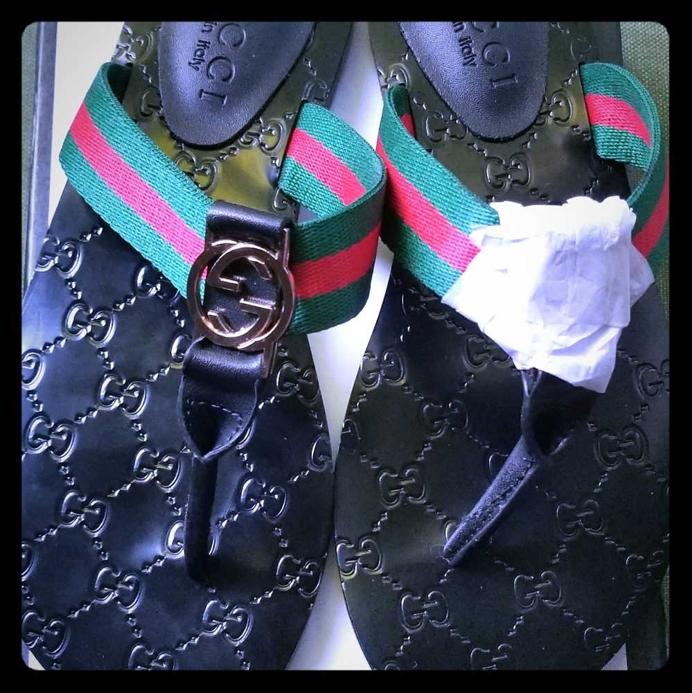 GG thong Web sandal